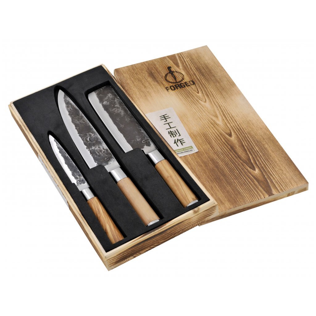 Sada kuchyňských nožů Forged Olive 3 ks